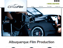 Tablet Screenshot of cirrusfilm.com